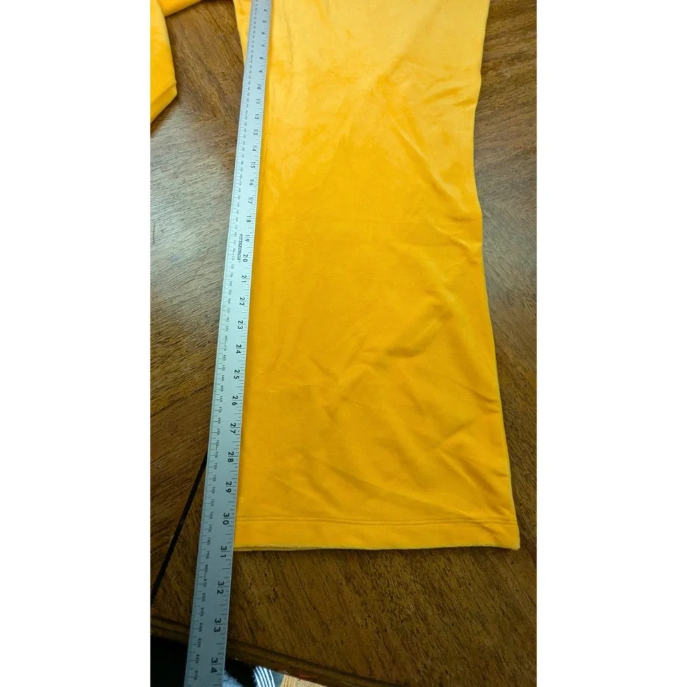 Juicy Couture x Olay Limited Edition Velour Track Pants Marigold‎ Yellow 2X